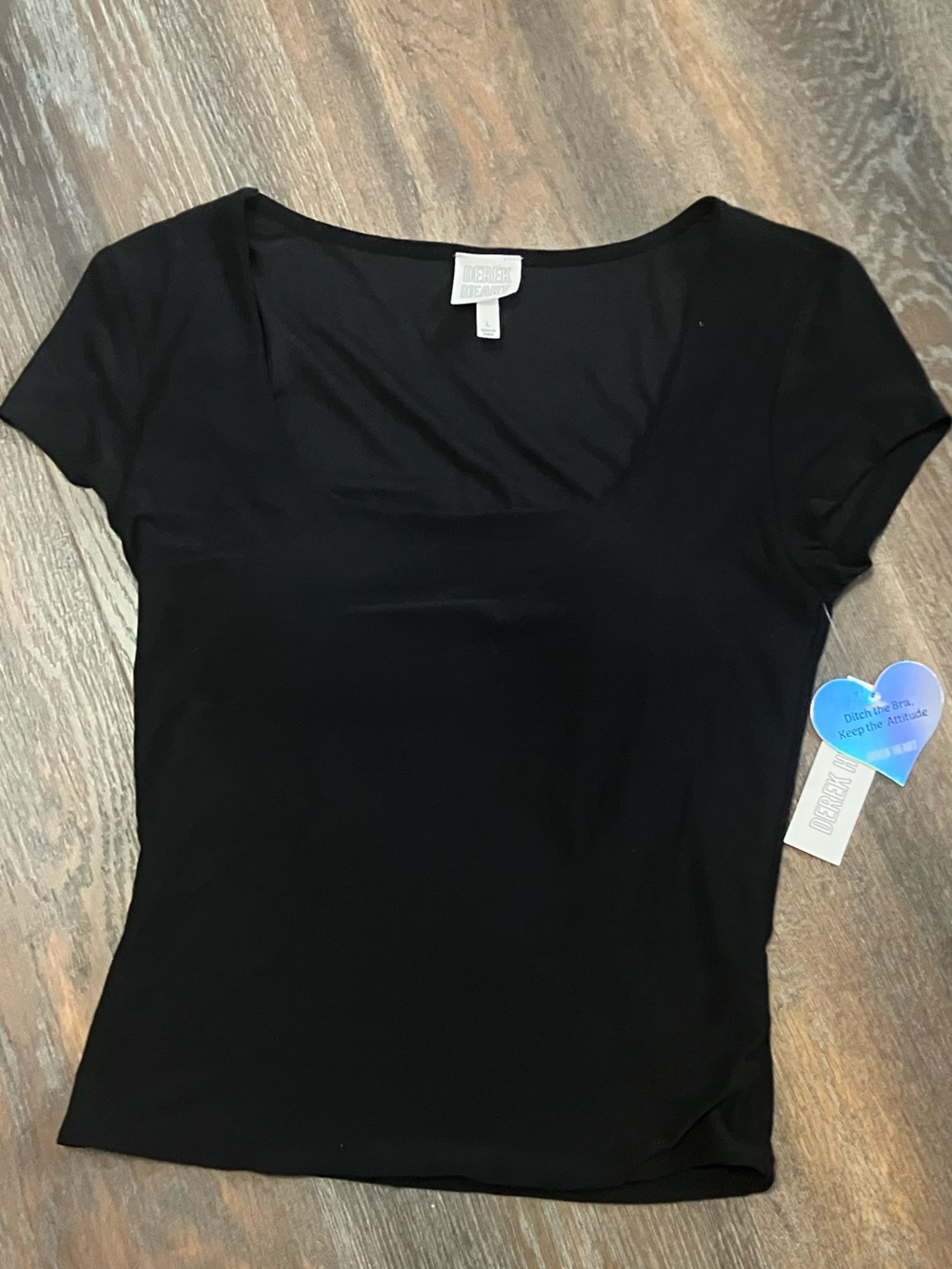 Derek Heart nwt black shirt